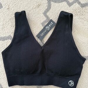 Savvi Fit Black Sports Bra